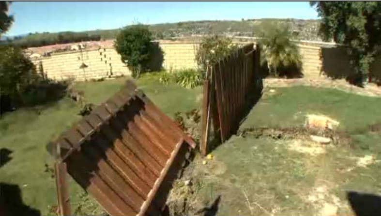 La apertura de los terrenos comenzaron a mediados de febrero, y hasta el momento continúan los estudios de los suelos del área para determinar las causas de los movimientos de la tierra.