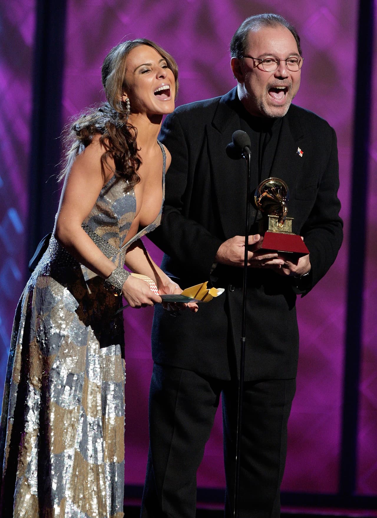 En 2007 también le tocó la fortuna de ser presentadora y se divirtió muchísimo.