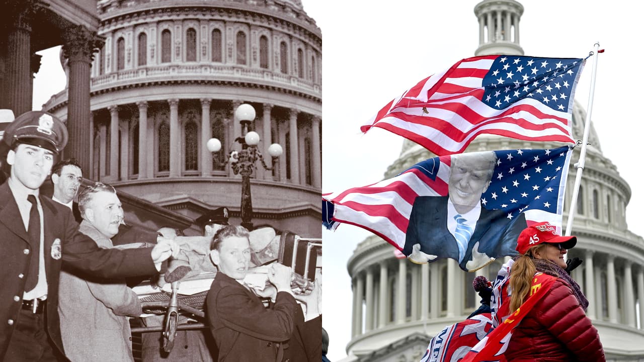 Explosiones, asaltos, tiroteos e incendios: fotografías históricas de cuando la furia entró al Capitolio de EEUU 
