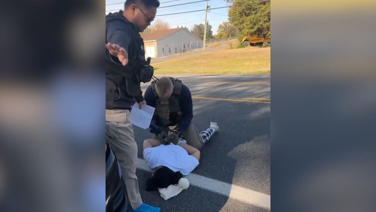 En video: Mujer es arrestada por agentes federales frente a su hija que gritaba desesperada