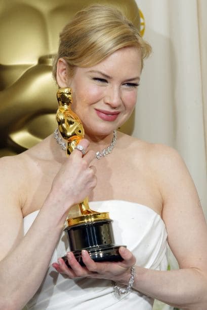 Cuando recibió el Oscar estaba radiante.