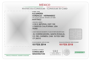 El nuevo pasaporte electrónico mexicano y una matrícula consular de tercera generación llegarán a los consulados de Estados Unidos tan pronto como en el otoño del 2021.