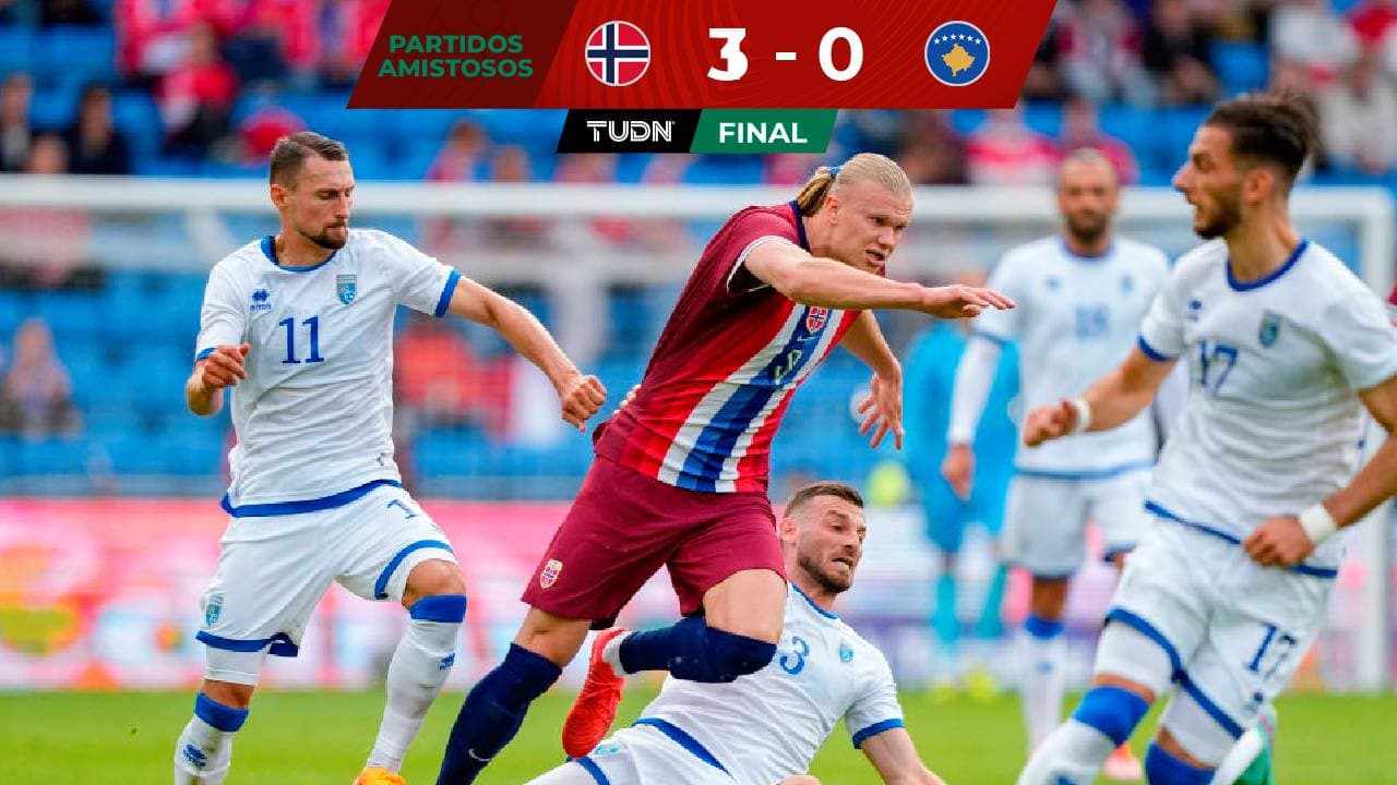 Noruega, con hat-trick de Haaland, derrota a Kosovo
