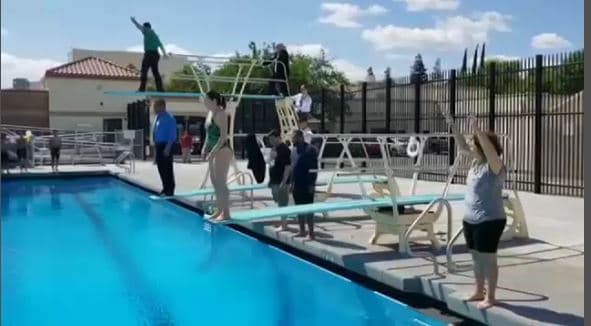 Piscina de la escuela Roosvelt