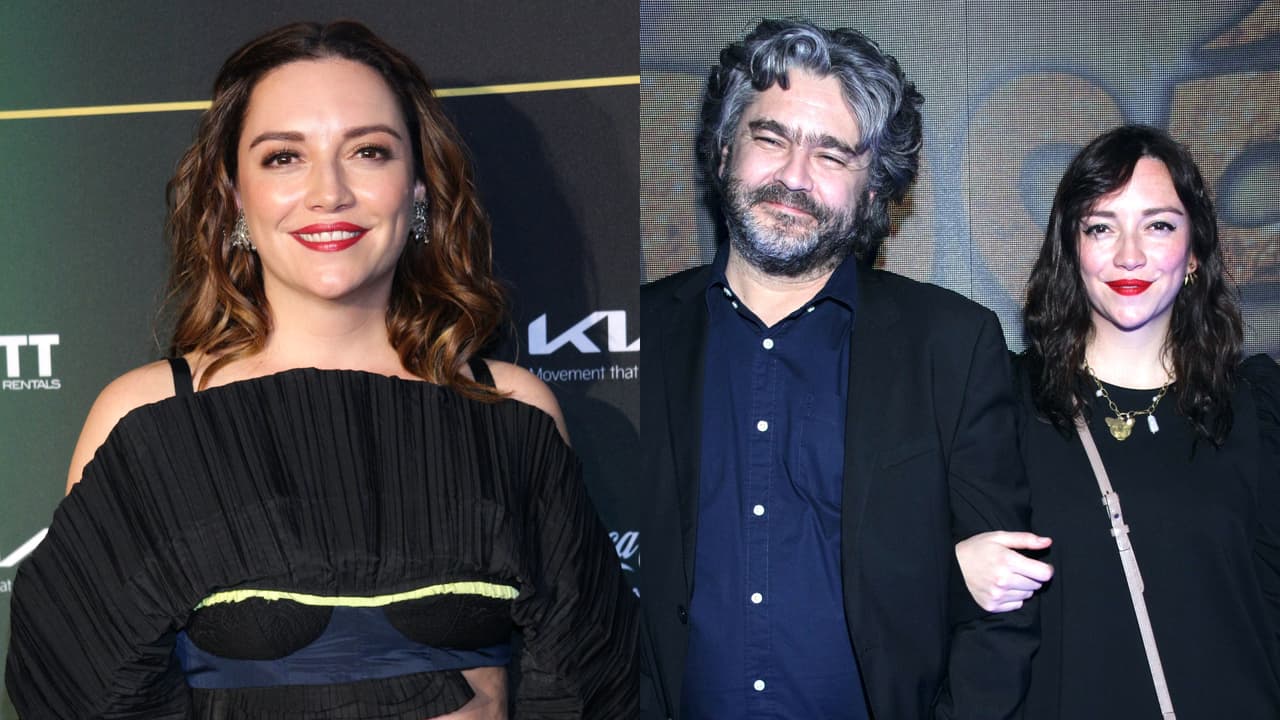 Regina Blandón ha seguido su carrera artística. En la foto, posa con su más reciente pareja, el actor Martín Altomaro.