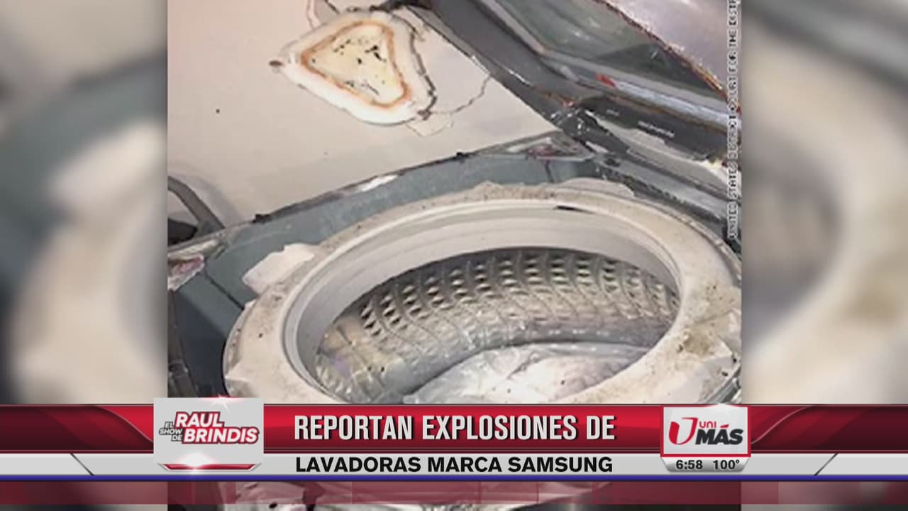 Reportan explosiones de lavadoras Samsung