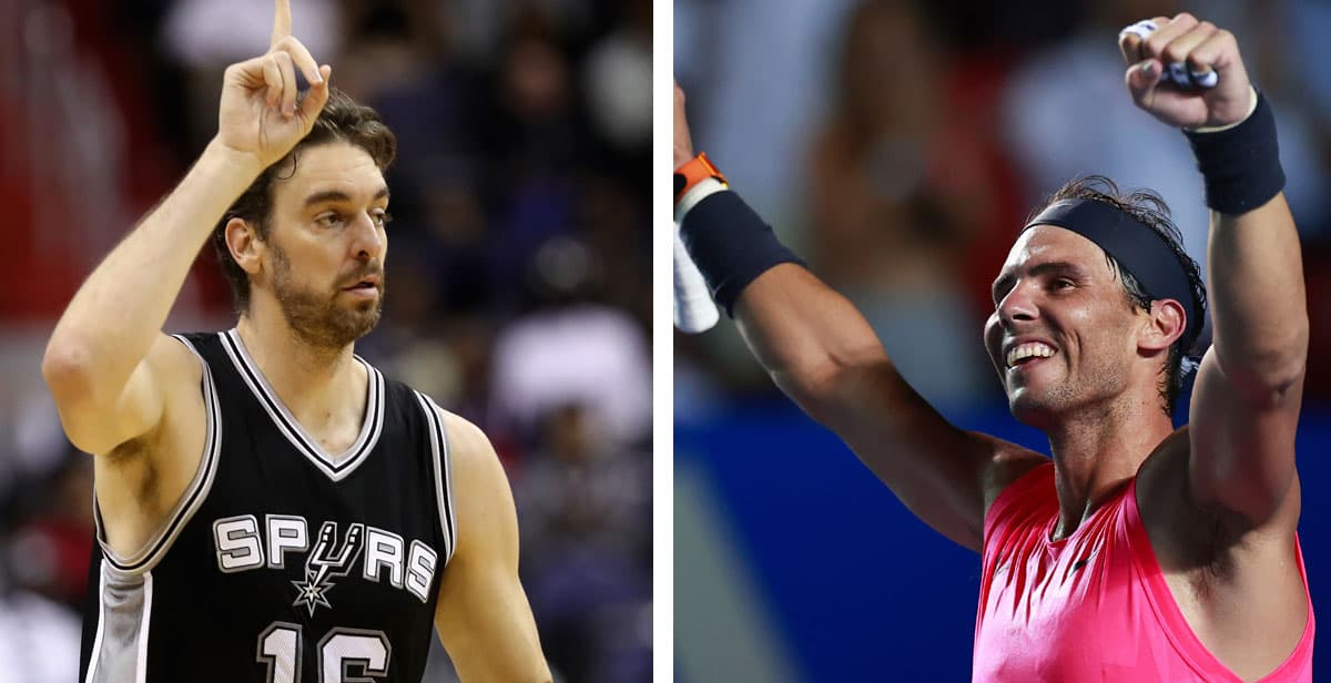 Rafael Nadal y Pau Gasol se unen para combatir el coronavirus