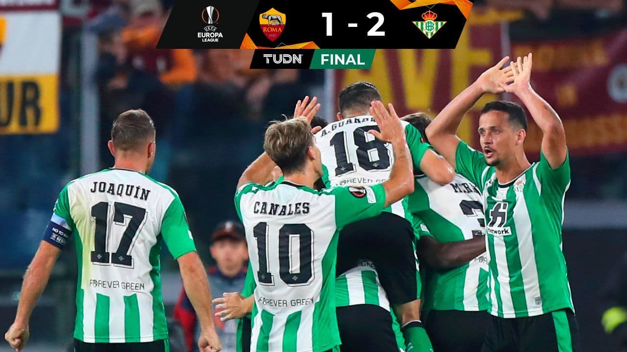 Con berrinche de Guardado, Betis vence a la Roma en Europa League