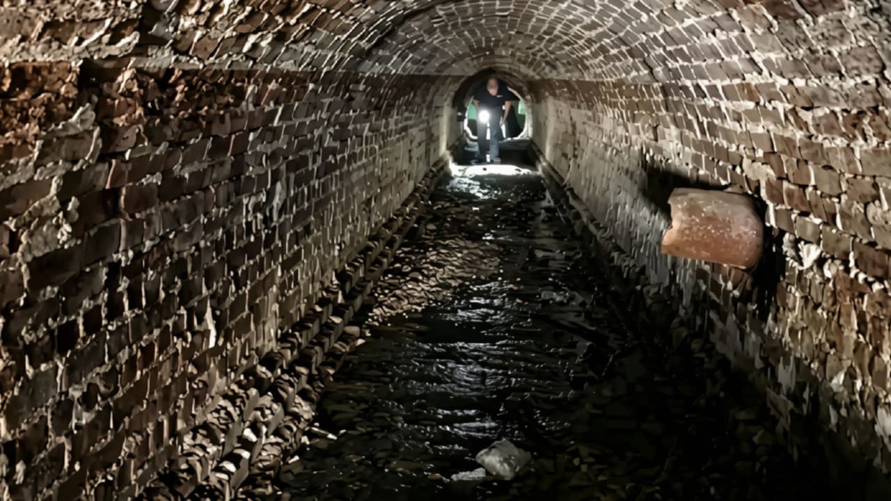 En 2018, arqueólogos documentaron la existencia de los túneles tras su descubrimiento en una construcción.