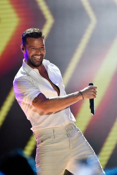 Ricky Martin canta durante la ceremonia de los World Music Awards 2014 en el Sporting Monte- Carlo.