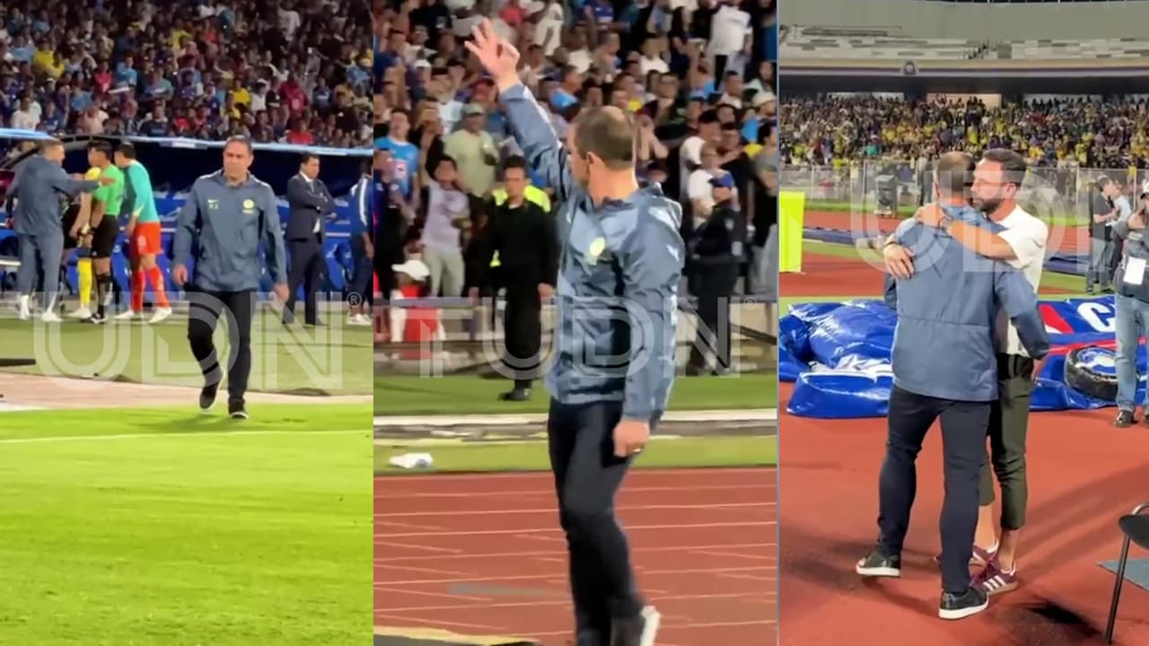 Lo que no se vio de la expulsión de André Jardine: ¡hasta Layún lo abraza!