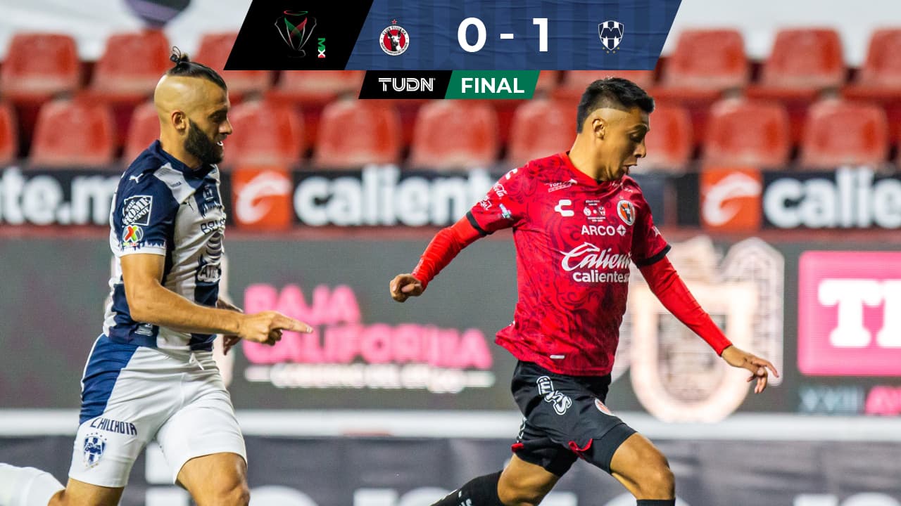 Xolos de Tijuana 0-1 Rayados de Monterrey: marcador y resumen de la ida de la Final