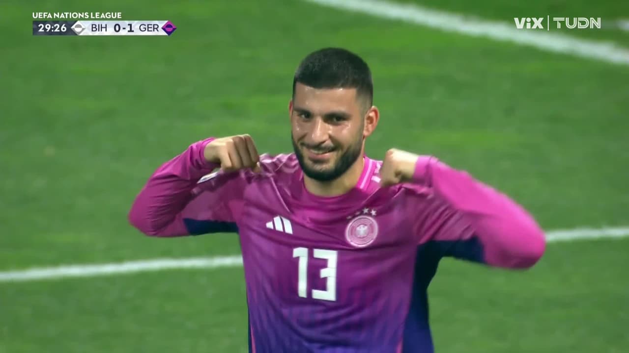 ¡Gol de Alemania! Deniz Undav deja parado al portero de Bosnia