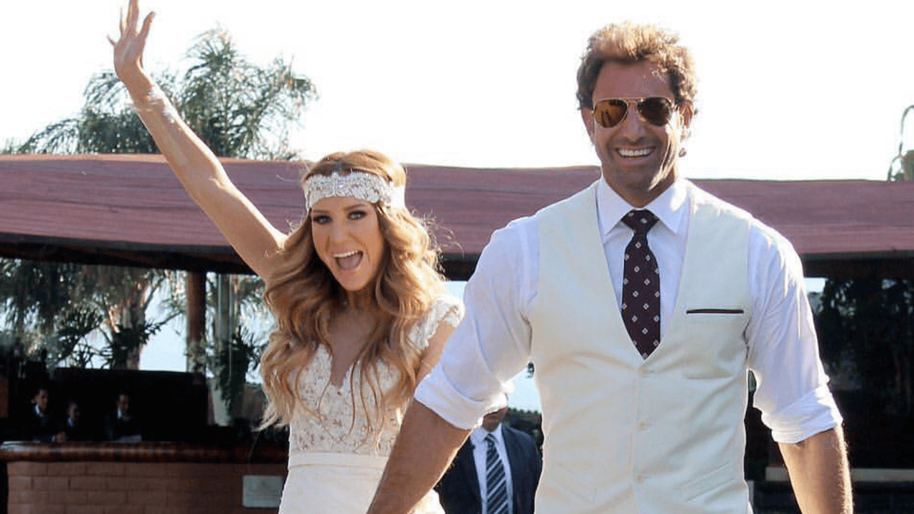 Inmediatamente después de su boda, Geraldine anunciaba con esta imagen que era feliz casándose con Gabriel, aunque dicha felicidad le duró poco tiempo.