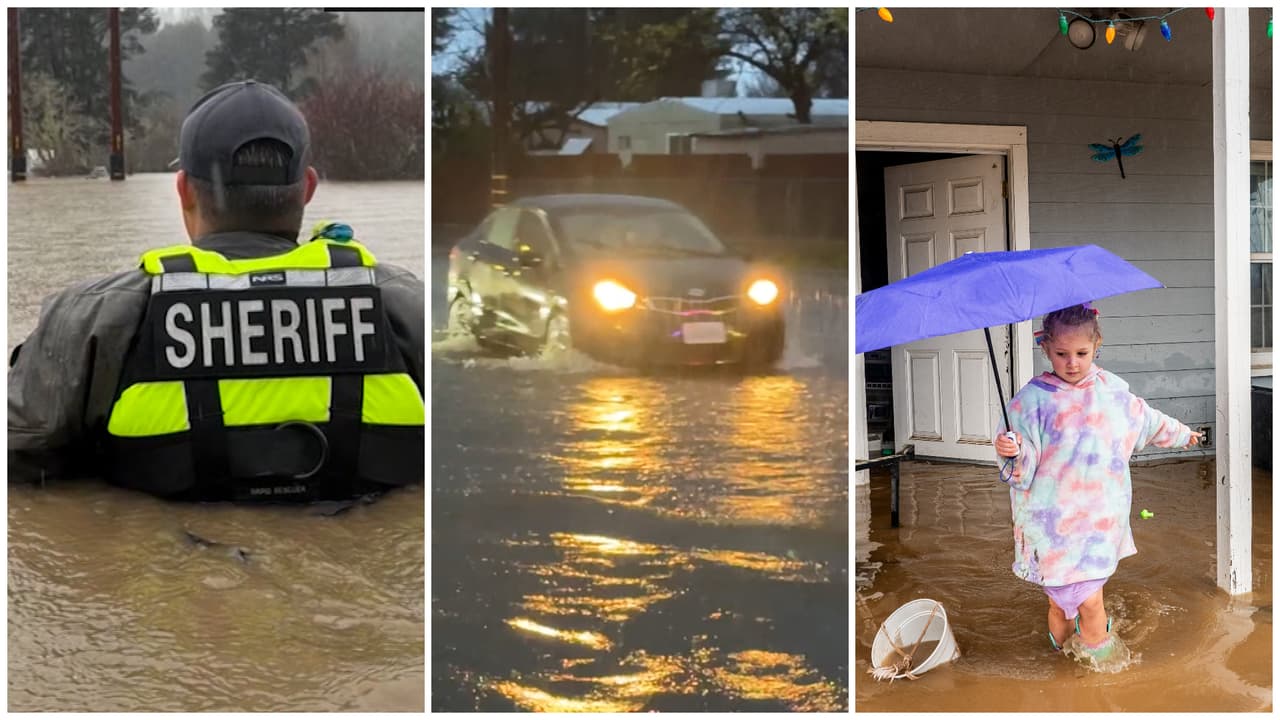 Lluvias intensas e inundaciones azotan California; dejan al menos un muerto