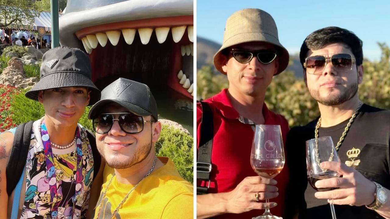 Lenin Ramírez y su hermano Joel.