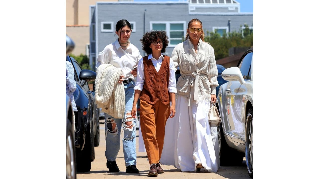 Jennifer Lopez y su familia