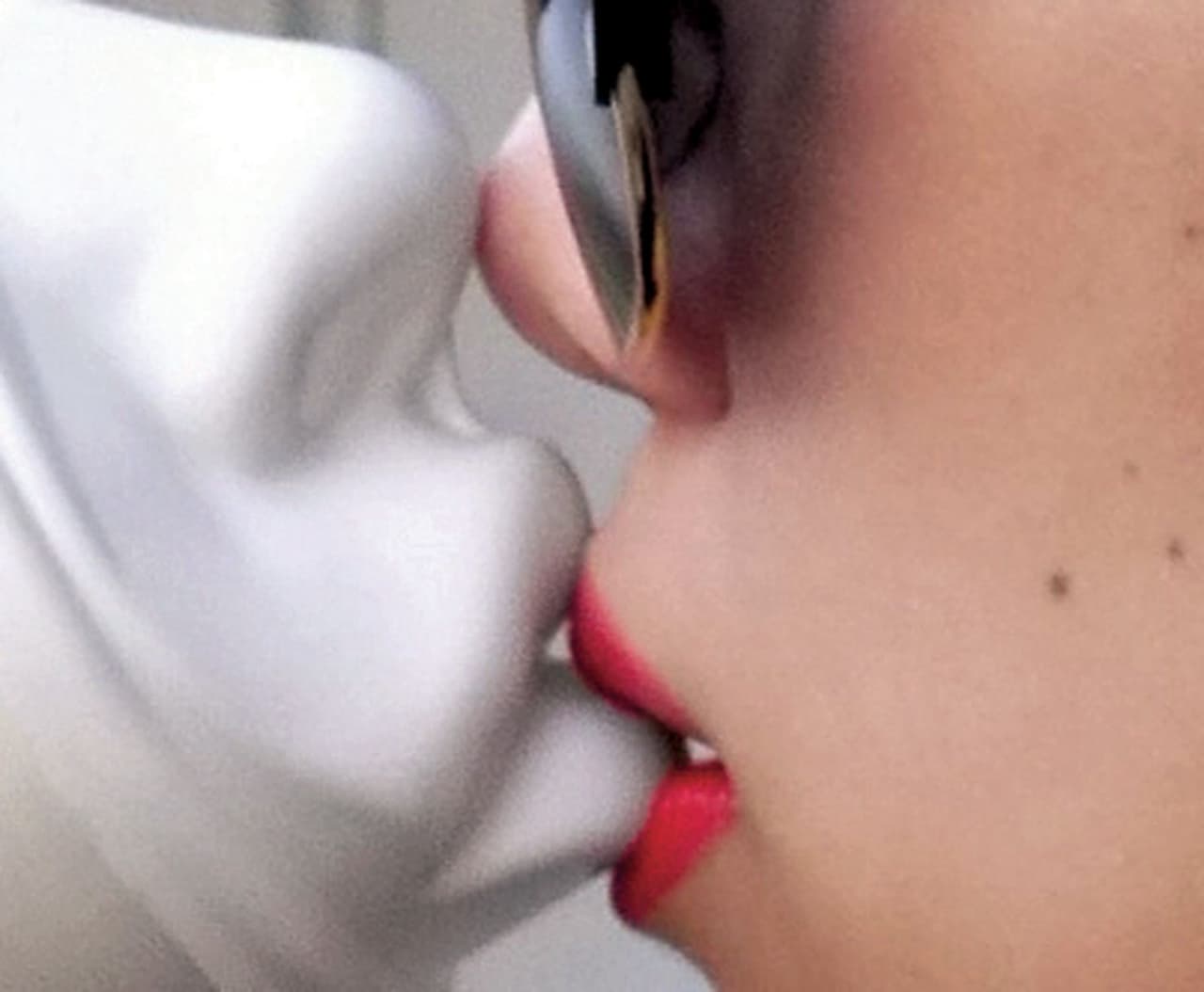 Los labios se adaptan perfecto a los de 'The coffee lid: Take kiss 'out'.