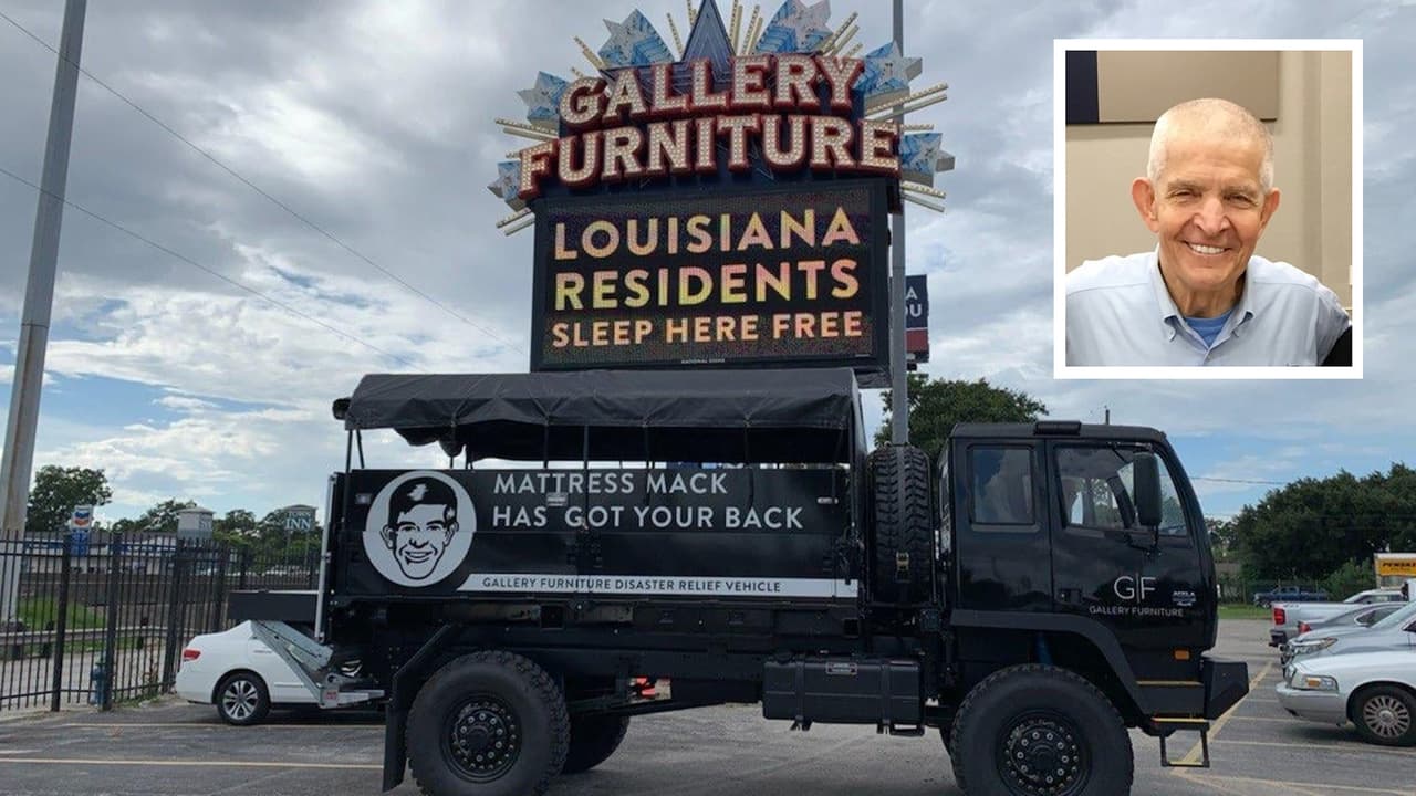 Mattress Mack envía 30 camiones con donaciones para ayudar a afectados por el huracán Ida en Luisiana