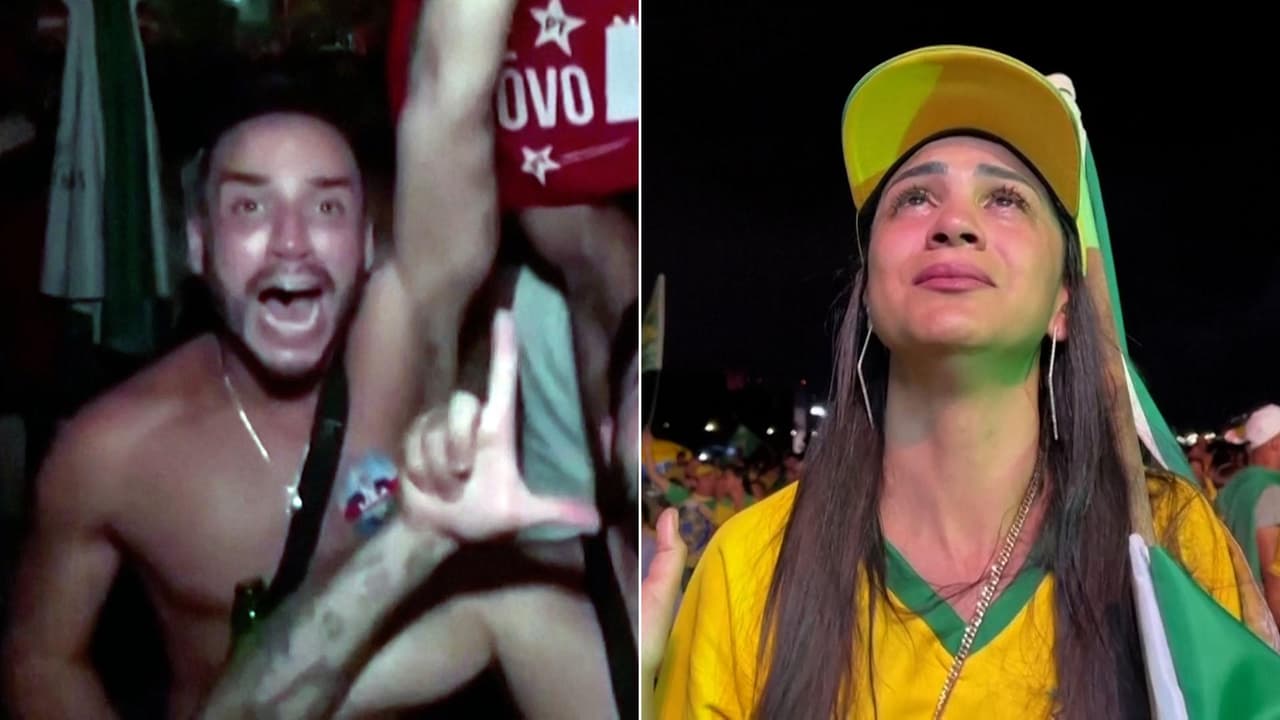 <b>En video:</b> Miles de simpatizantes salieron a las calles para celebrar el triunfo del izquierdista Luiz Inácio Lula da Silva en la segunda vuelta de las elecciones presidenciales de Brasil. Por su parte, los seguidores deBolsonaro expresaron su tristeza y decepción.