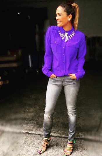 "Hoy llegué demorada, pero temprano", mostró Karla. (Octubre 15, 2015)