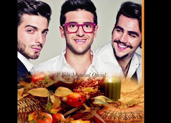 Los galanes de Il Volo también agradecieron con esta linda imagen.