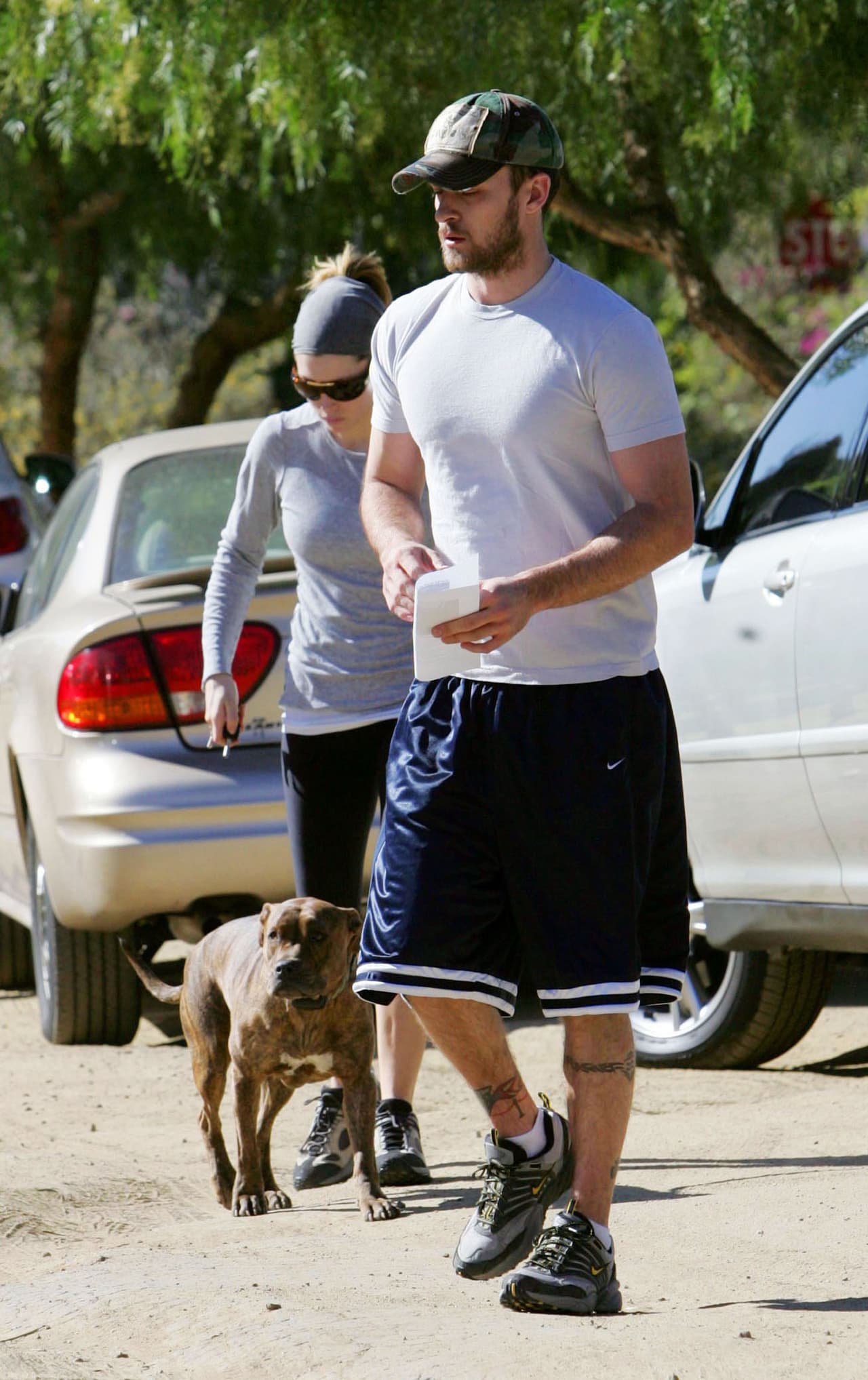 Las camisetas más ajustadas y los shorts 'oversize' dan un aspecto muy 'cool', como nos muestra Justin Timberlake.