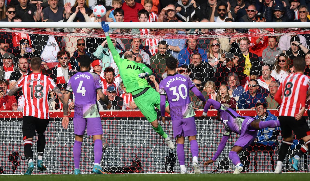 Brentford y Tottenham igualaron 0-0 en el reencuentro de Christian Eriksen con sus excompañeros.