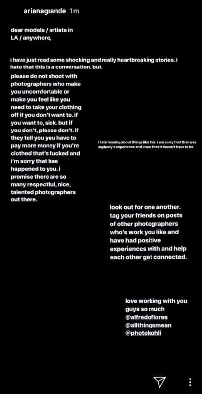 La cantante se pronunció en su cuenta de Instagram y en sus historias publicó un extenso mensaje para que las personas estén alerta de este tipo de situaciones.