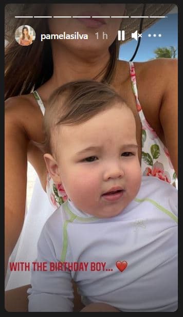 Este jueves 22 de abril la presentadora de Primer Impacto, Pamela Silva, está celebrando el primer cumpleaños de su hijo Ford Liam.