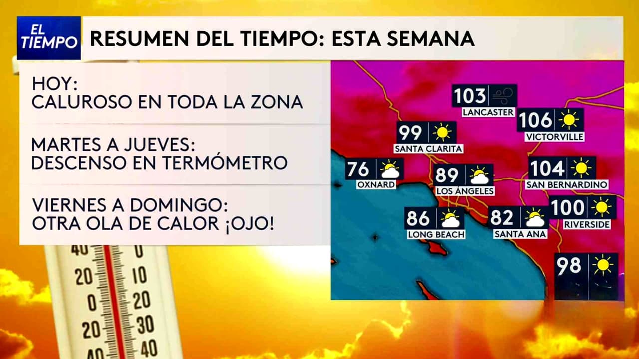 Pronóstico del tiempo hoy en Los Ángeles: Día caluroso; el termómetro alcanzará 89 °F