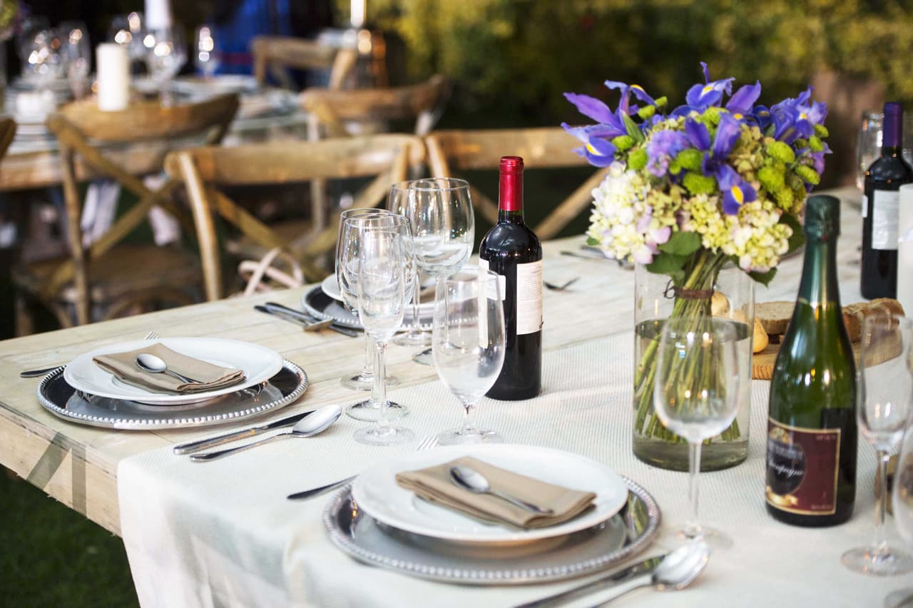 Pedro Damián y toda la producción alistaron cada detalle de la fiesta y la decoración fue hermosa.