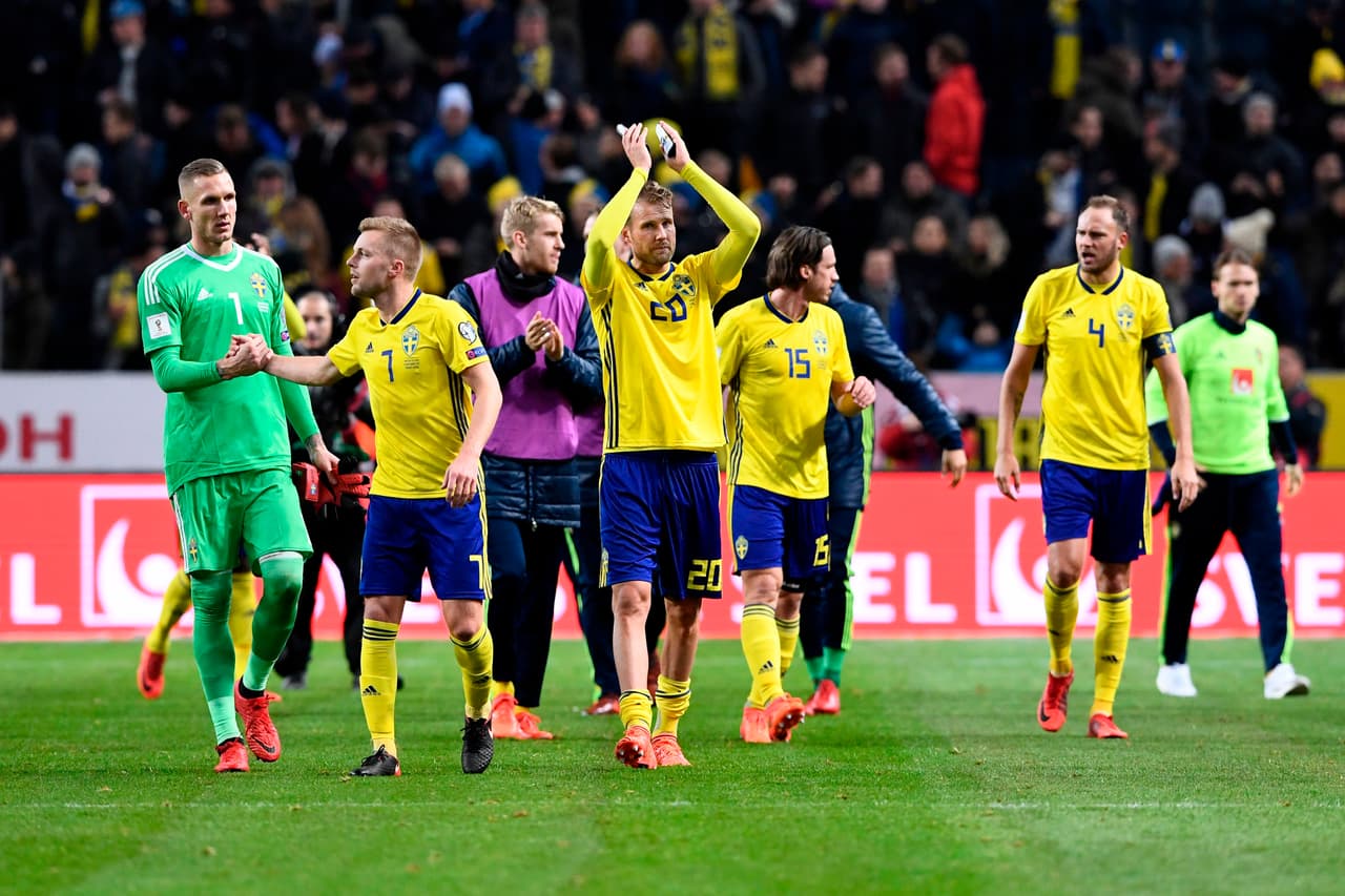 ¡Y sin Zlatan! Suecia venció 1-0 a Italia en la ida del repechaje al Mundial de Rusia 2018