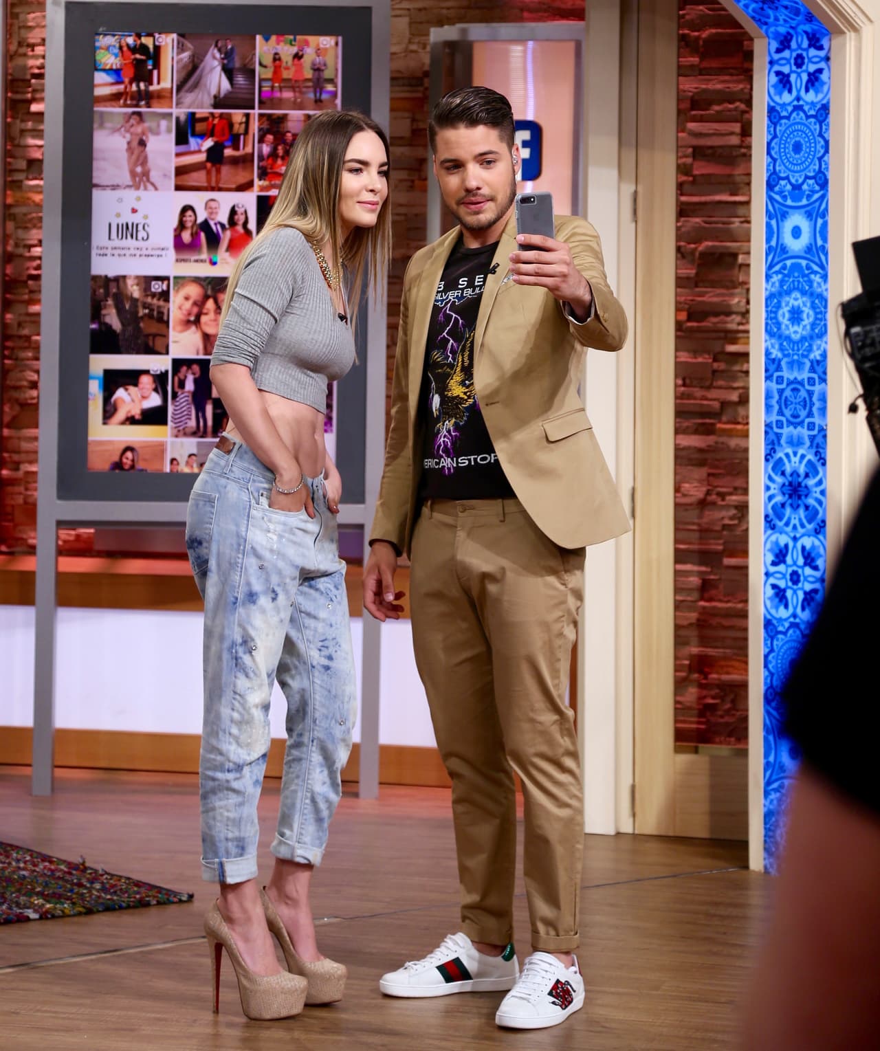 Y se divirtieron usando los filtros de 'Snapchat'.