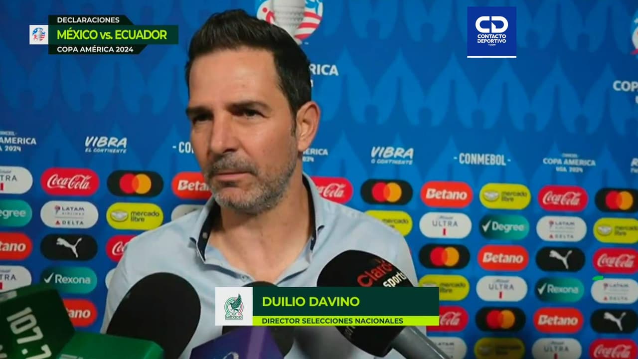 Duilio Davino afirma que el proyecto actual del Tri seguirá