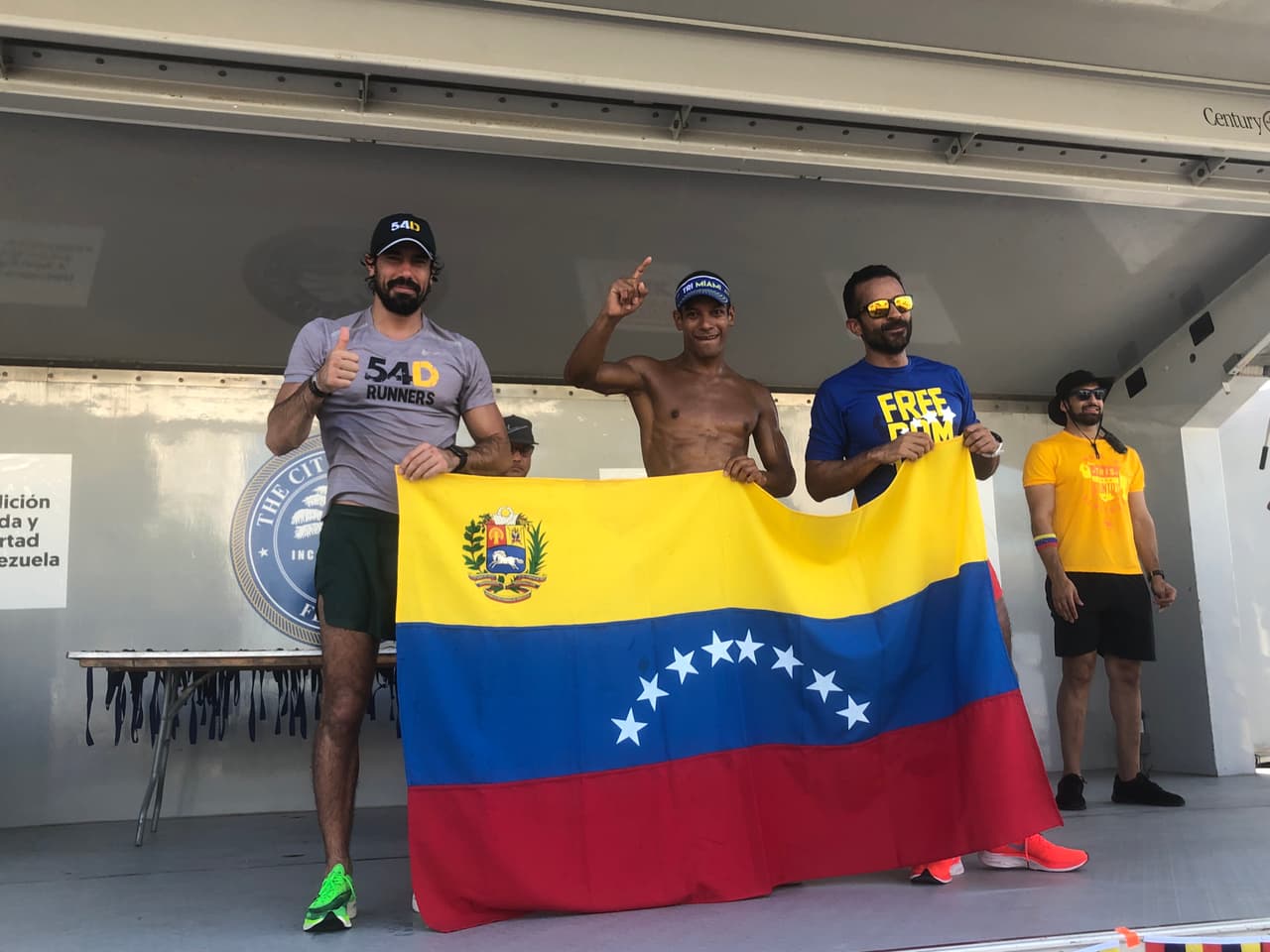 El mayor premio, dijeron los ganadores, fue apoyar a través del deporte, a Venezuela.