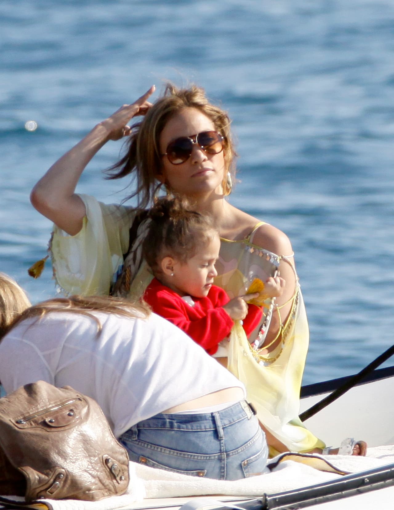 Desde siempre, tanto Marc como JLo, decidieron mostrarle al mundo el rostro de su pequeña hija, Emme Maribel.