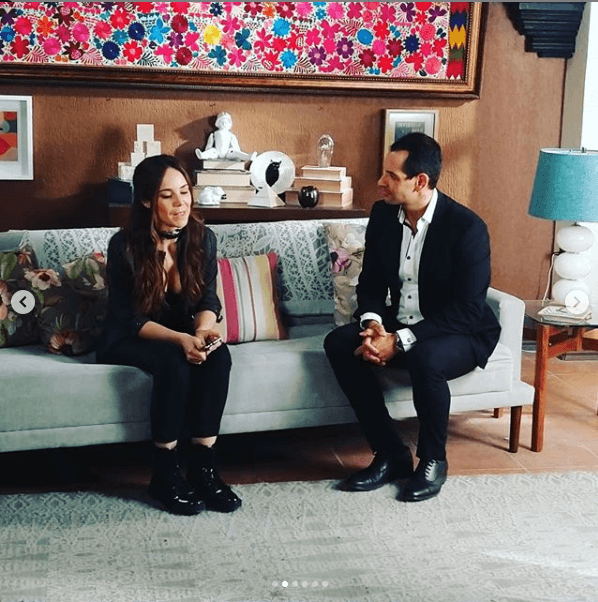 Fue el actor Alejandro Peniche quien publicó en Instagram algunas fotografías de la prueba de ambas actrices en las instalaciones de Televisa.