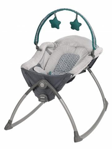 <b>Sillita Little Lounger Rocking Seat de Graco. </b>(La foto es una imagen ilustrativa. El material textil puede verse diferente).
<br>
<br>
<b>Riesgo</b>: Han ocurrido muertes de bebés en productos, de otros fabricantes, diseñados para dormir a un bebé inclinado, después de que los bebés pasaran de estar de espaldas hasta quedar sobre el estómago o de costado, o bajo otras circunstancias.
<br>
<br>
<br>