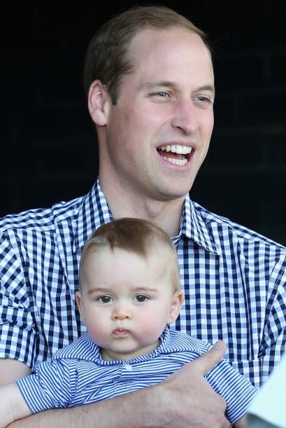 Mira más fotos del pequeño George y sus papás.