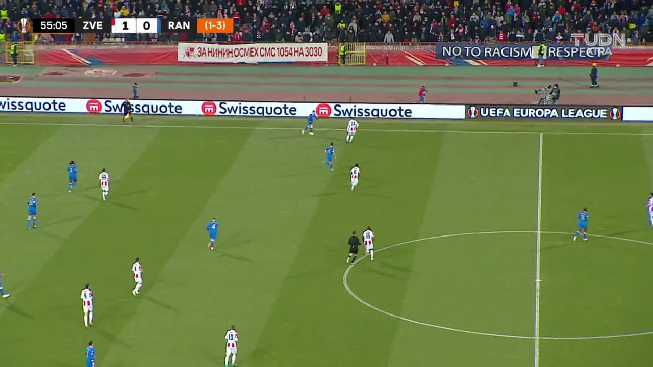 ¡Ya lo empató Rangers ante el Estrella Roja!