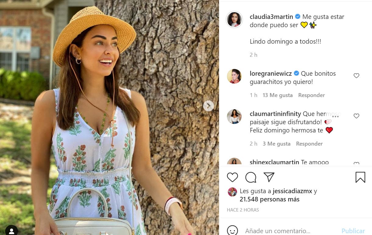 Así lo afirmó con esta otra foto de este 13 de junio en la que escribió: "
<b><a href="https://www.instagram.com/p/CQEmp1tn7o1/" target="_blank">Me gusta estar donde puedo ser</a></b>. ¡Lindo domingo a todos!".
<br>