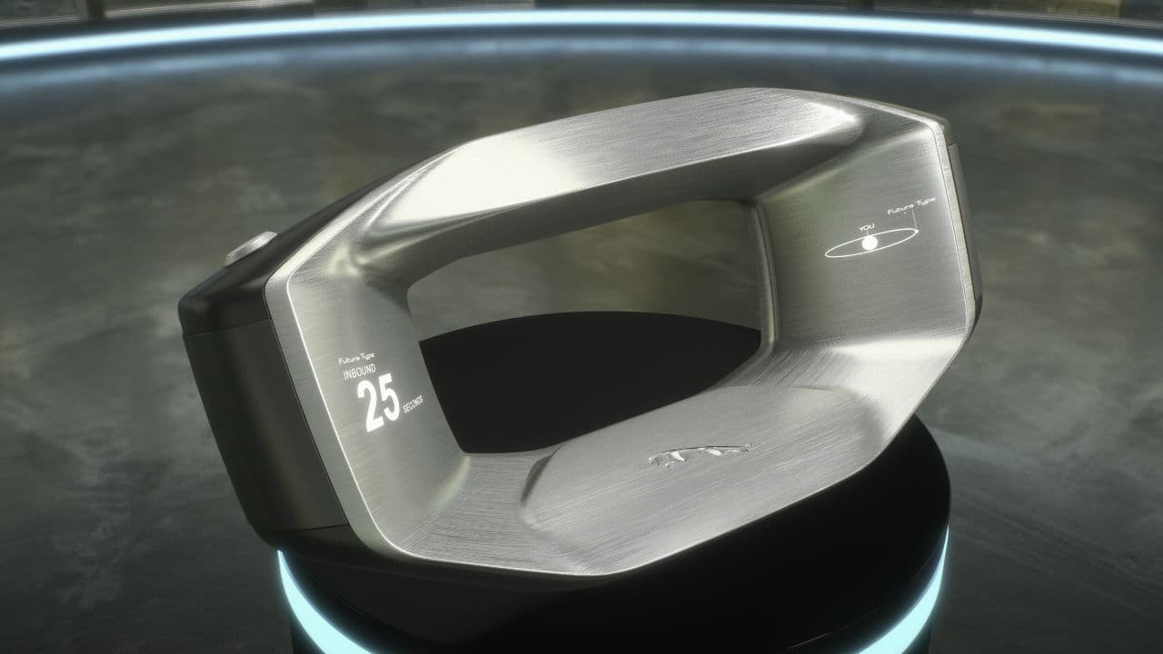 1. El volante es una pieza clave en este concepto, Ha sido bautizado con el nombre de Sayer -en honor al diseñador del E-Type, Malcom Sayer- y su papel no se limita a dirigir las ruedas,
<b>es un volante inteligente con el que podrás hablar </b>y utilizar para manejar funciones de casa (pedir el súper a domicilio) u oficina.