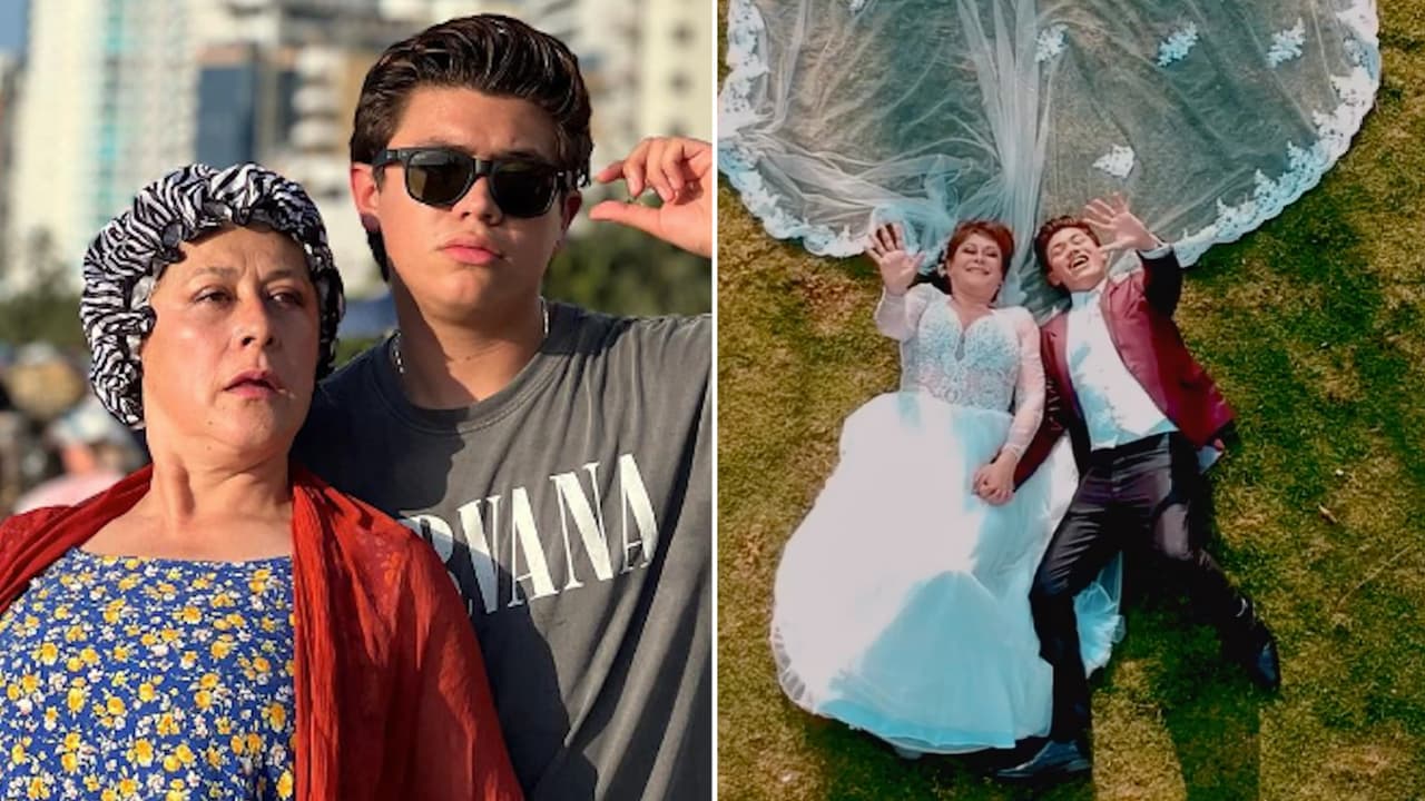 Llaman "vieja ridícula" a Alina Lozano por mostrar vestido de boda con su novio 30 años menor: su reacción