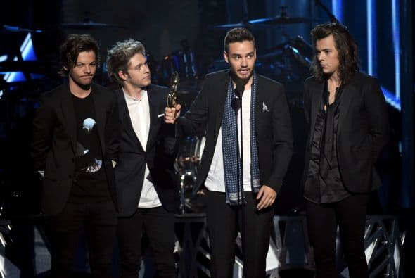 El ahora cuarteto agradeció al público que no paró de ovacionarlos.