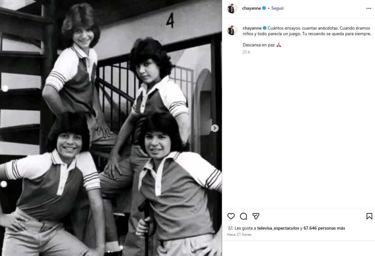 Chayanne dedicó unas palabras a Tony Ocasio tras su muerte.