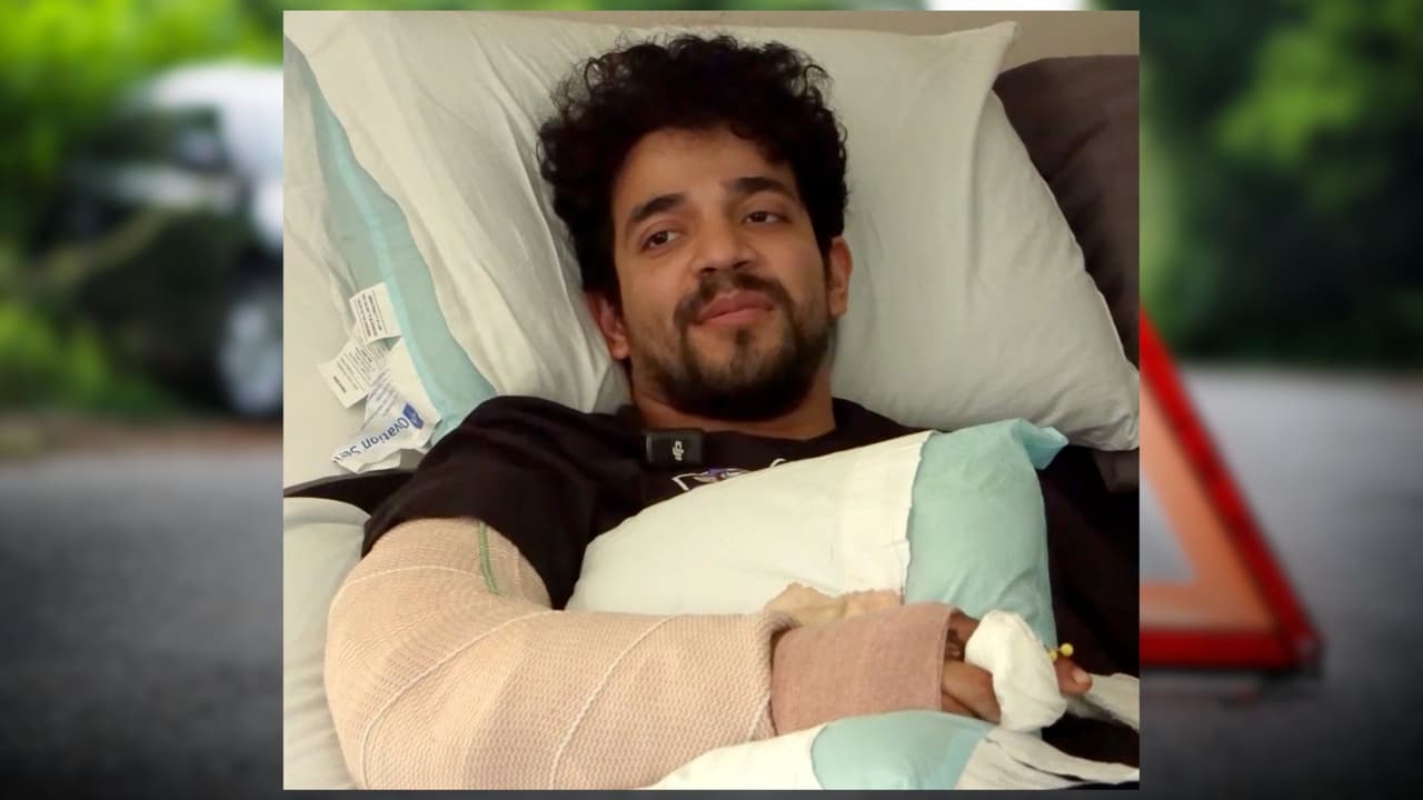 “Me desperté con mis huesos quebrados”: motociclista hispano herido en choque y fuga en Dallas