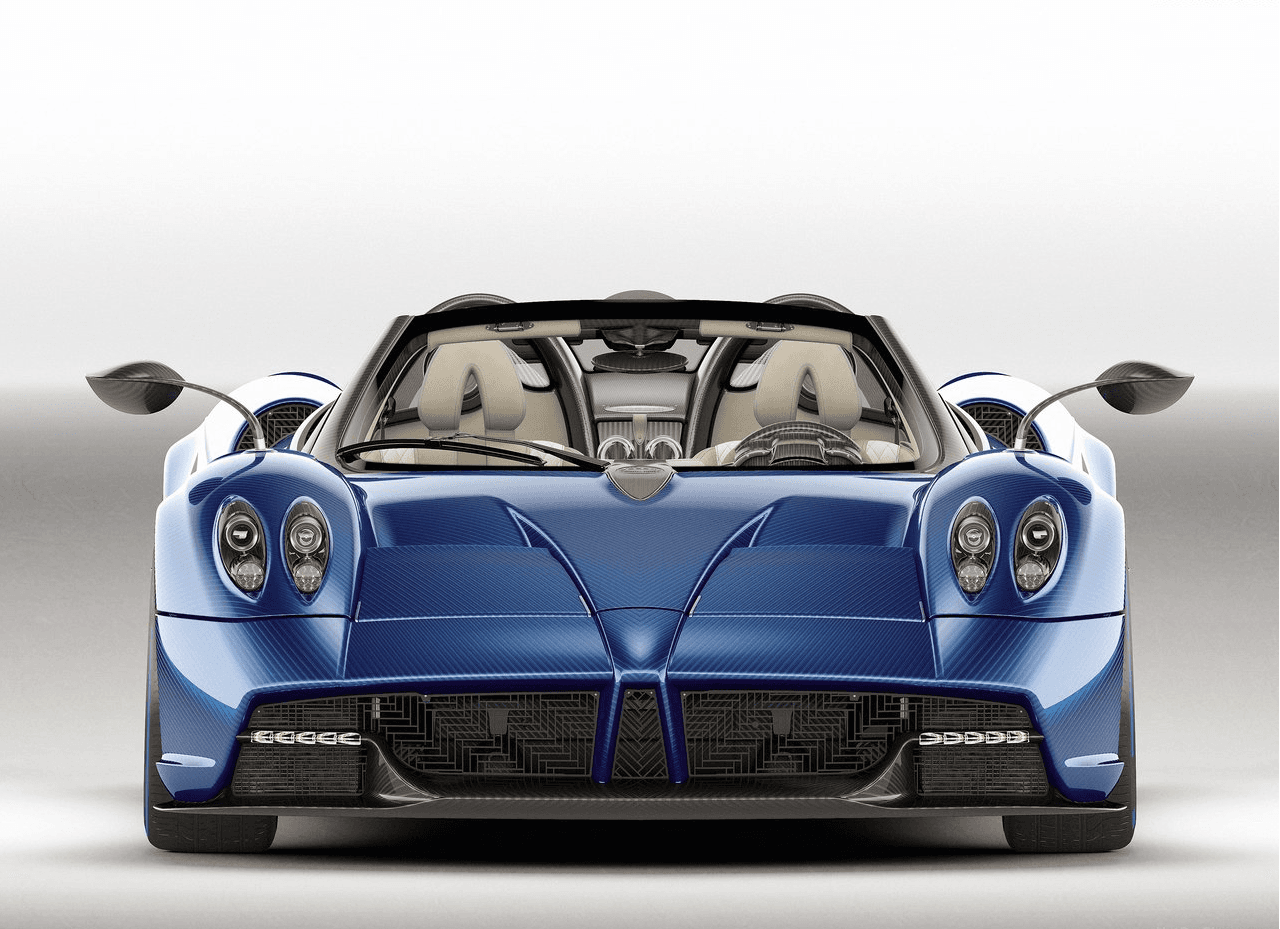 El frente muestra sus deflectores aerodinámicos, que combinan su trabajo con la suspensión activa en el eje delantero. El sistema de aerodinamia activa mantiene el piso del vehículo paralelo al piso constantemente, con el fin de mejorar el flujo de aire.