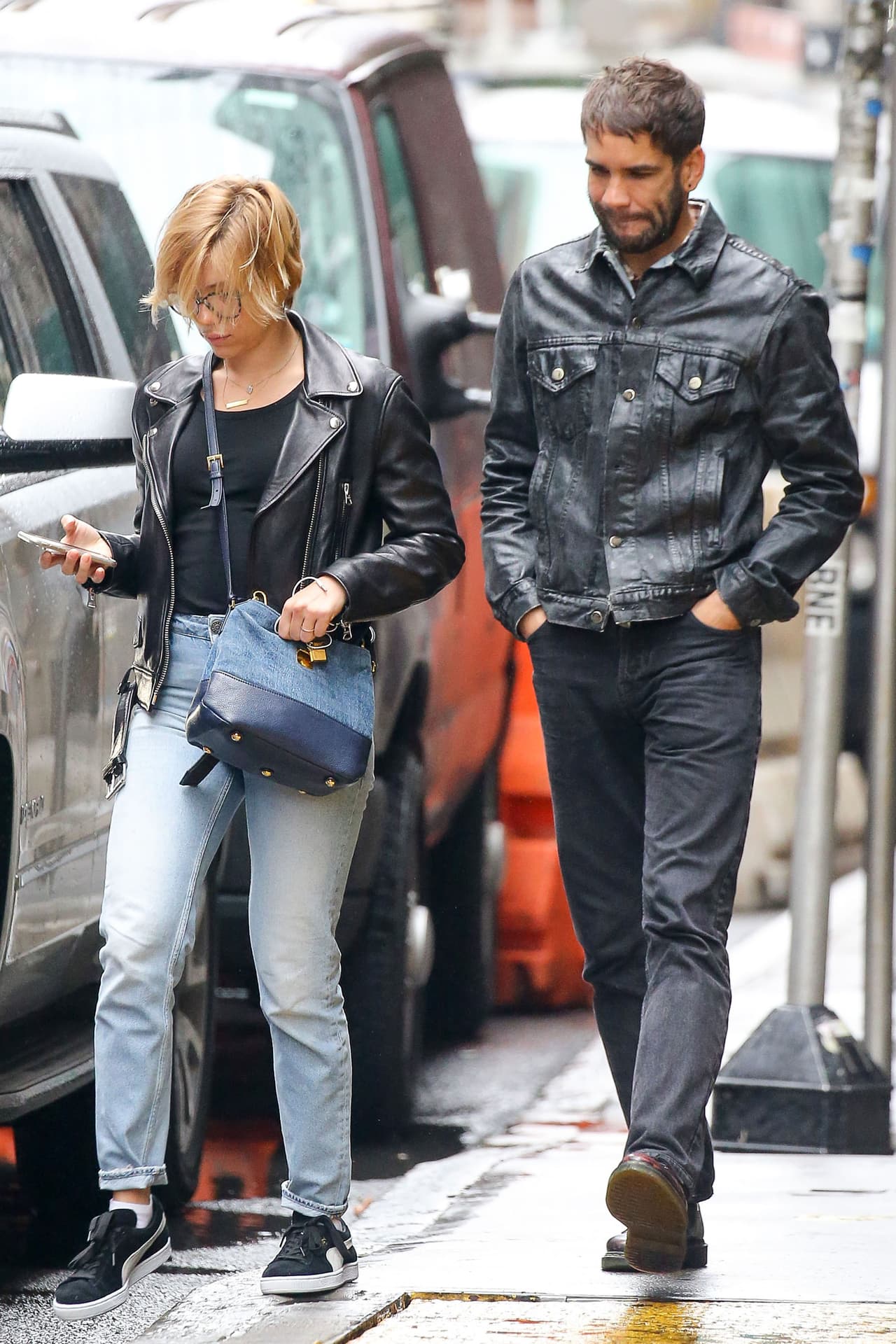 La famosa actriz se encontraba acompañada por su pareja Romain Dauriac.