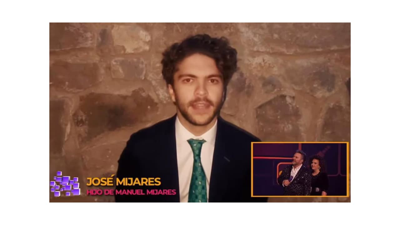 Así fue la aparición de José Manuel en la final de Juego de Voces.